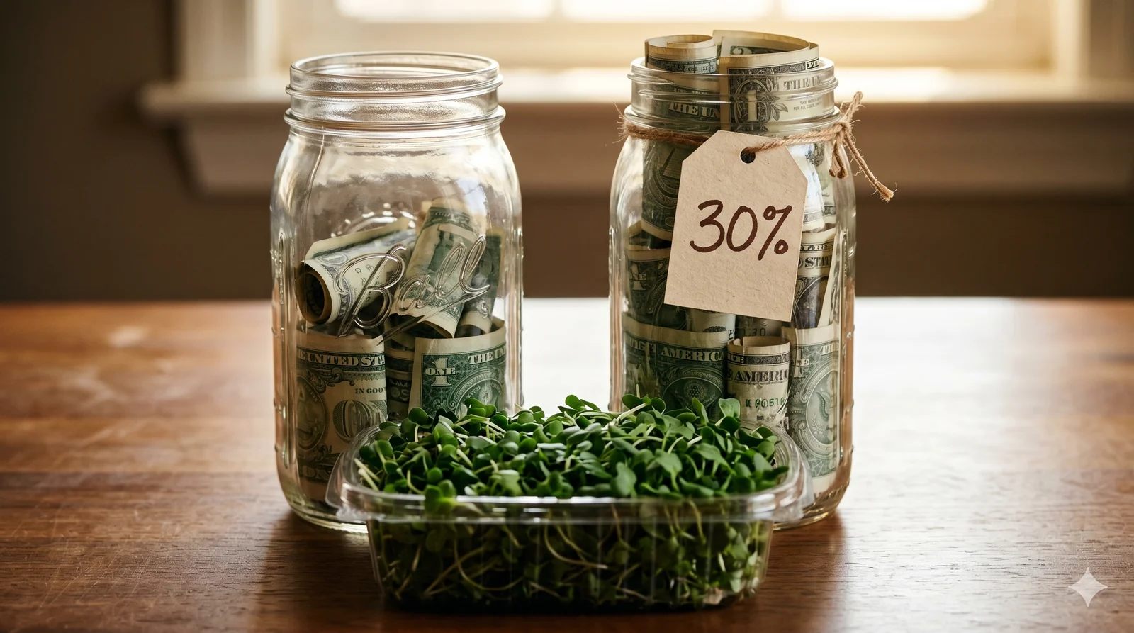 Microgreens subscription savings breakdown