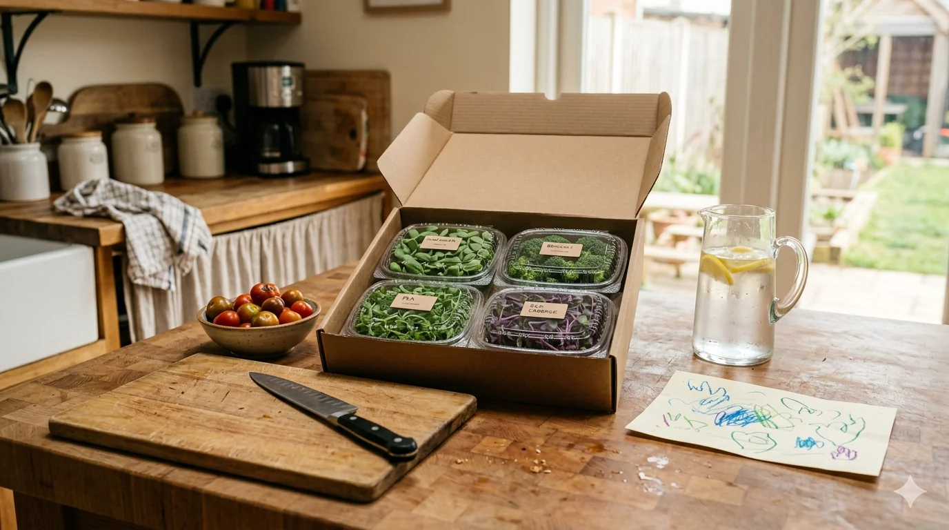 Family microgreens subscription box for SE PA