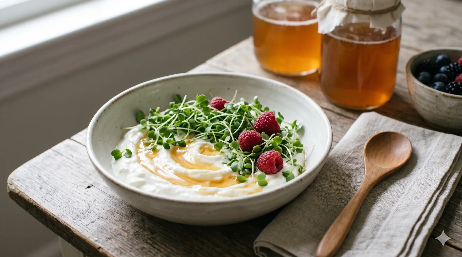 Microgreens for gut health and microbiome support