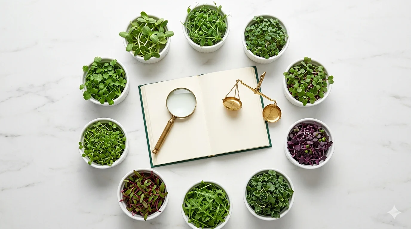Microgreens as part of a healthy lifestyle
