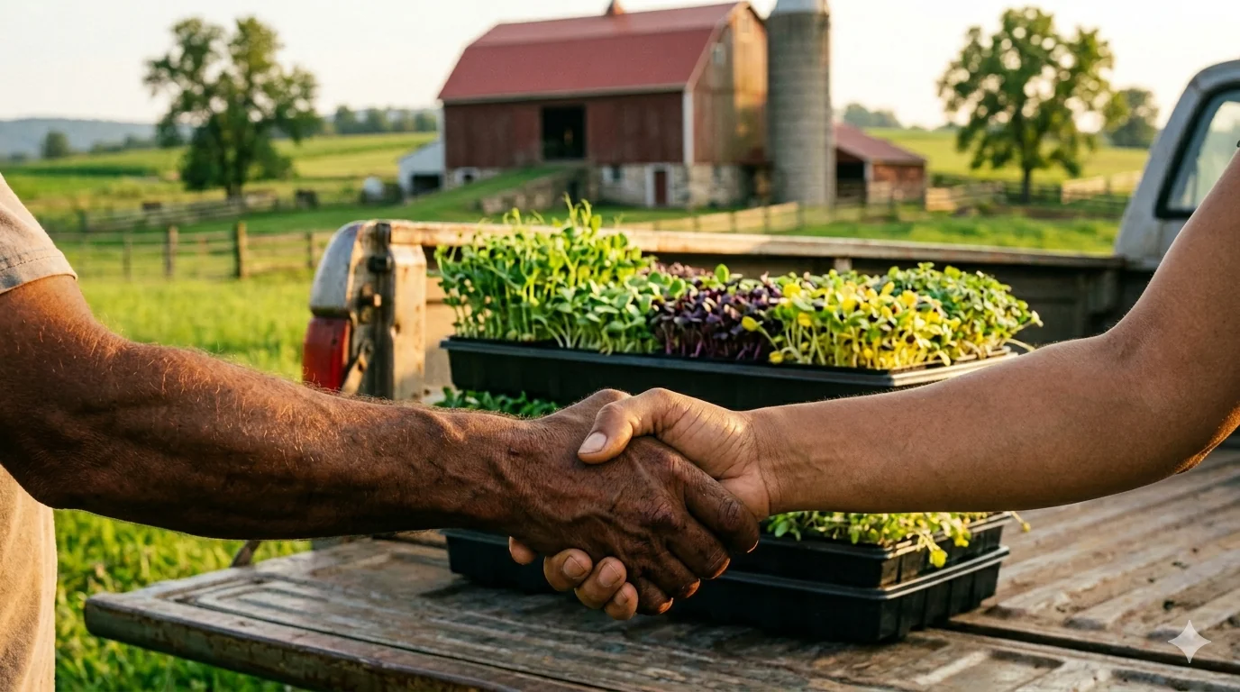 microGREEN FX partner farm network in SE Pennsylvania