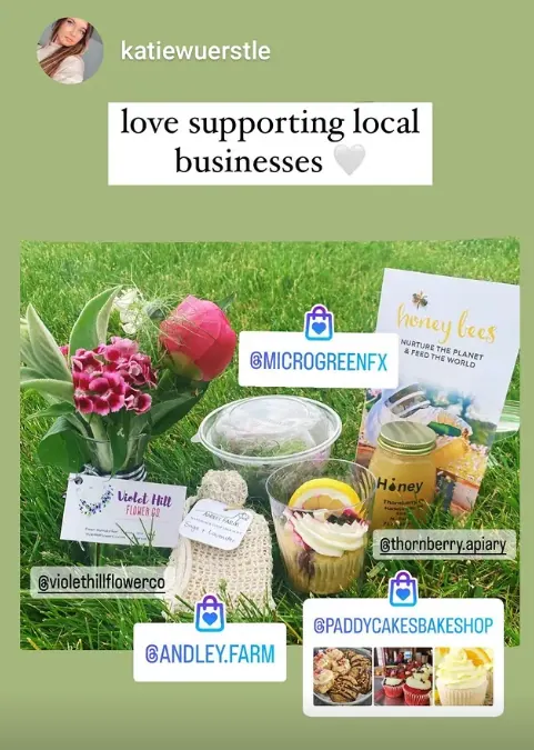 Katie supporting local with microGREEN FX microgreens