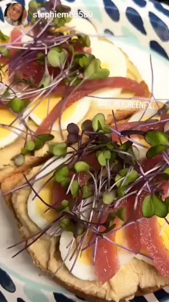 Toast with microGREEN FX microgreens