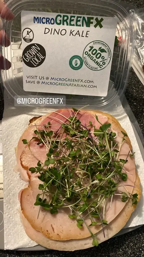 Customer Court with microgreens from microGREEN FX booth