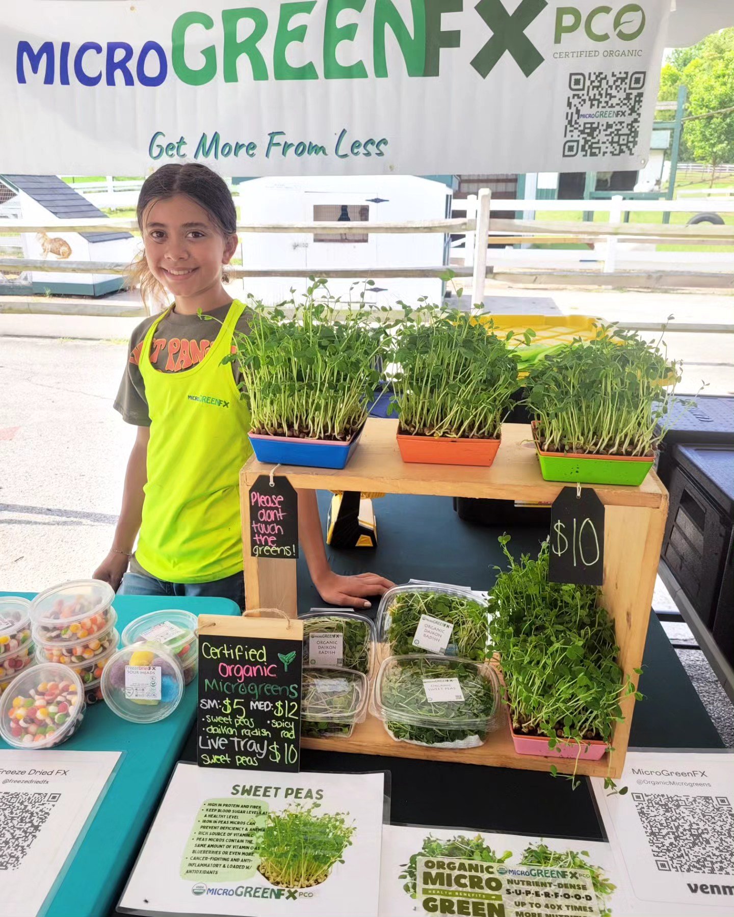 Upper Merion Farmers Market vendors and visitors at Nor-View Farm King of Prussia